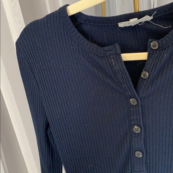 Madewell Button Down Body Suit - Picture 3 of 3